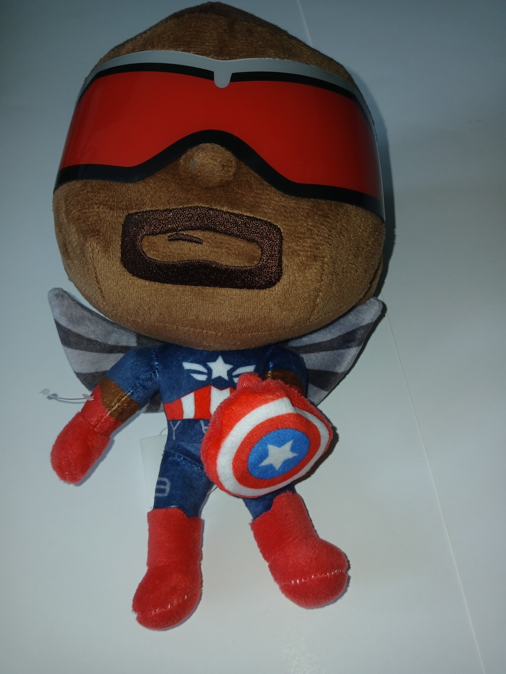 Captain America Brave New World & you Mascot Plush Doll 10cm SEGA Japan